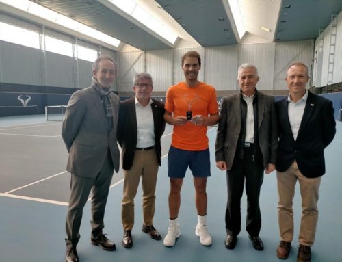 Rafa Nadal, socio de honor del club, se retira del tenis