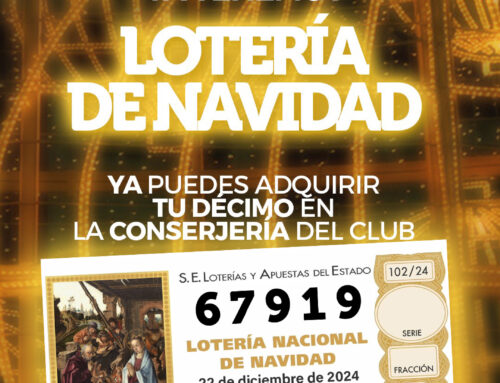 Los décimos del sorteo de Navidad del RMCT1919 ya disponibles en la Conserjería del club