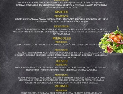 Menú Restaurante RMCT1919 — Semana del 23 al 27 de septiembre