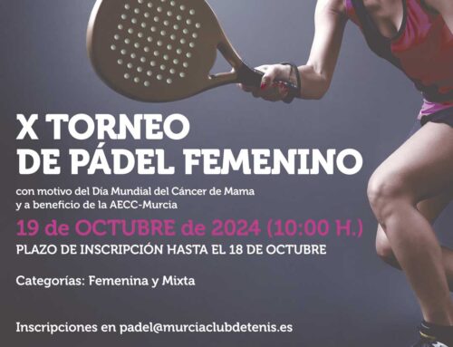 X Torneo de Pádel Femenino AECC – 19 OCTUBRE – RMCT1919