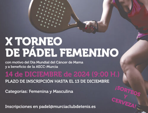 X Torneo de Pádel Femenino AECC – 14 DICIEMBRE – RMCT1919